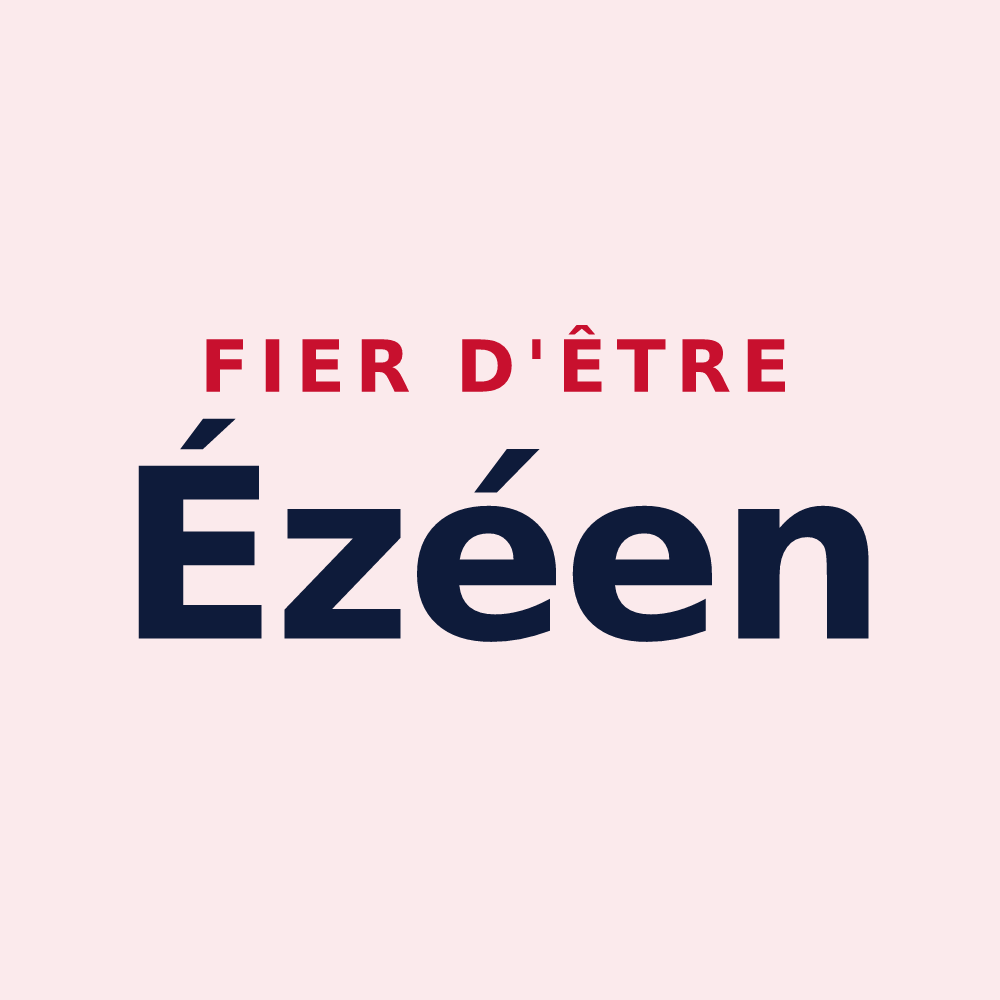 Magnet « Fier d'être Ézéen » — design pour Ézy-sur-Eure