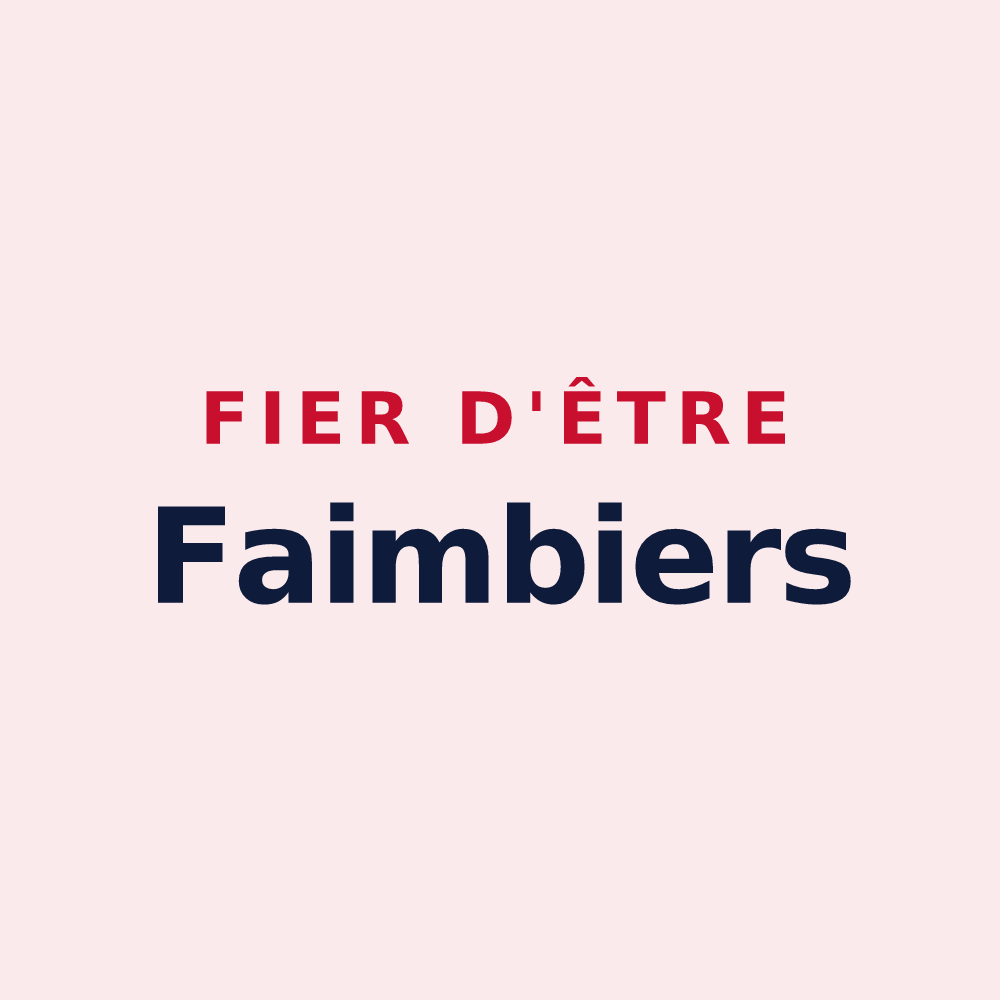Magnet « Fier d'être Faimbiers » — design pour Faimbe