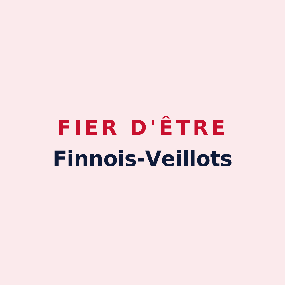 Magnet « Fier d'être Finnois-Veillots » — design pour Fains-Véel