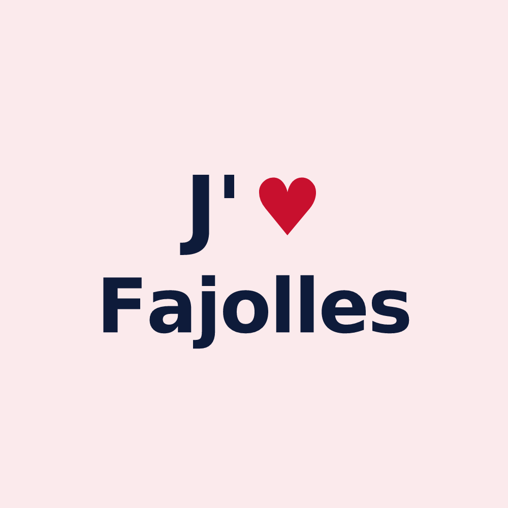 Magnet personnalisé Fajolles — design J'aime Fajolles