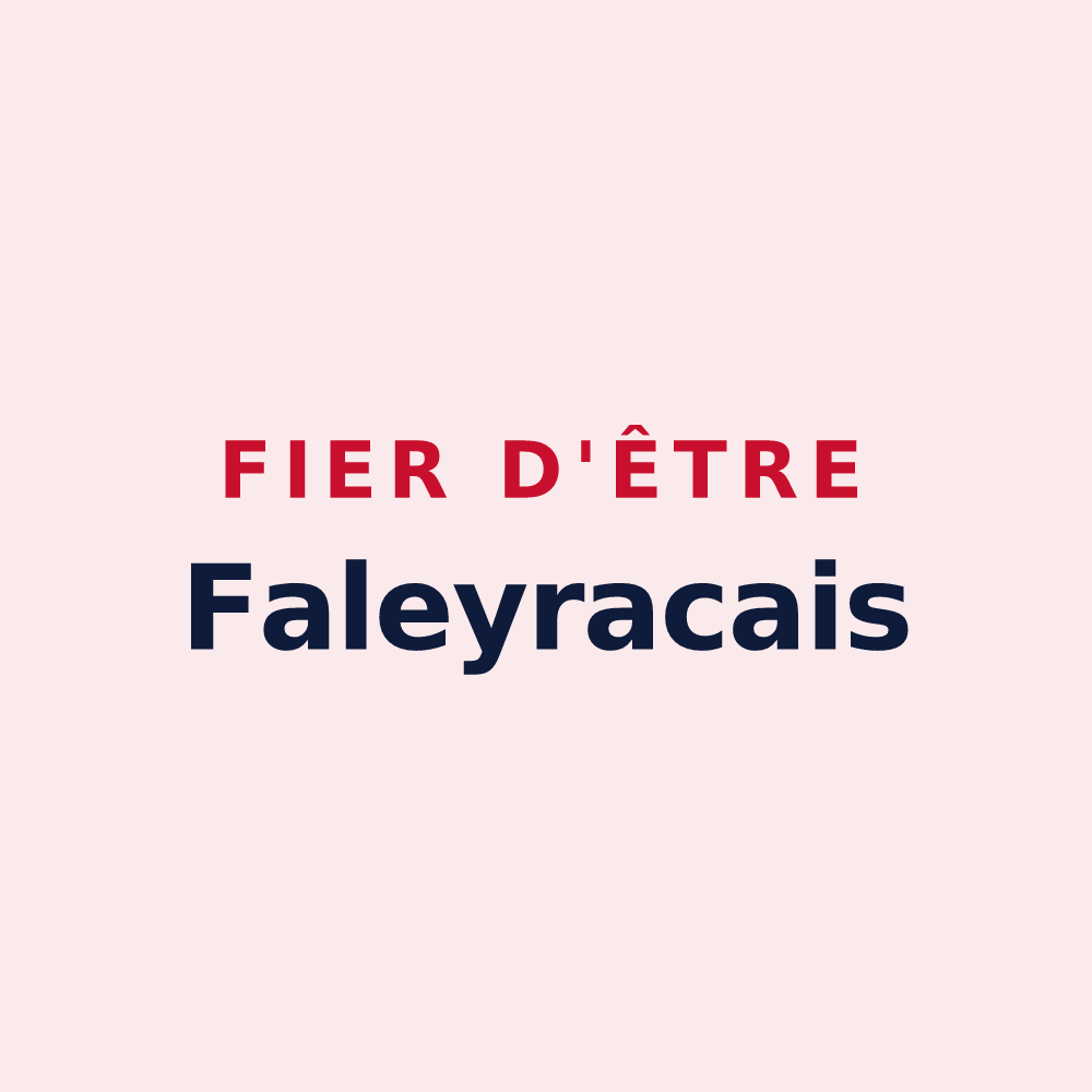 Magnet « Fier d'être Faleyracais » — design pour Faleyras
