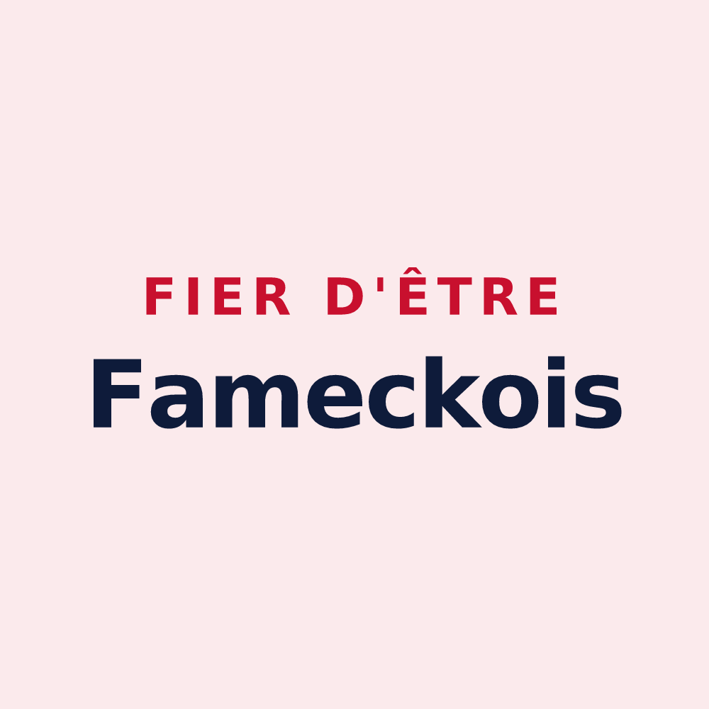 Magnet « Fier d'être Fameckois » — design pour Fameck