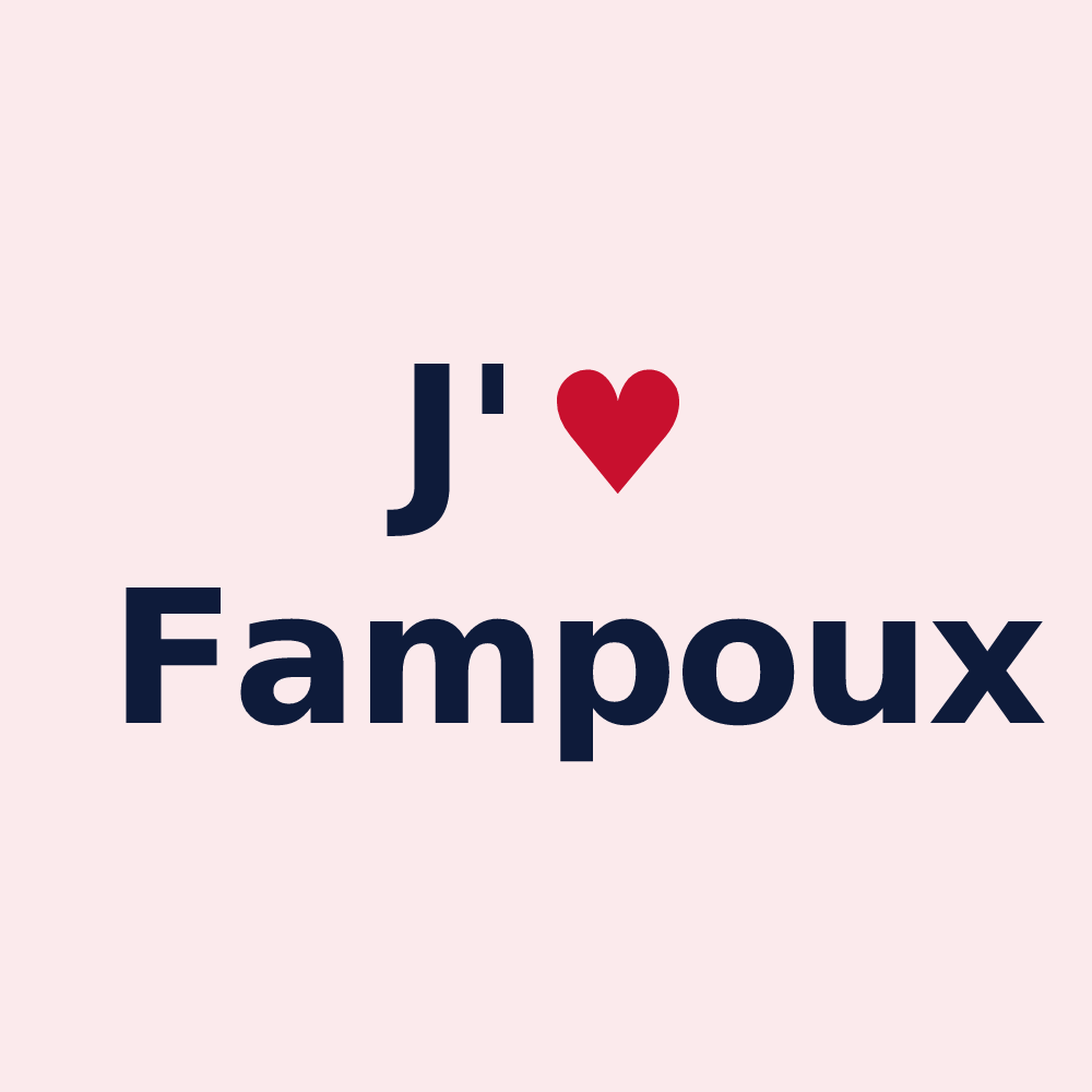 Magnet personnalisé Fampoux — design J'aime Fampoux