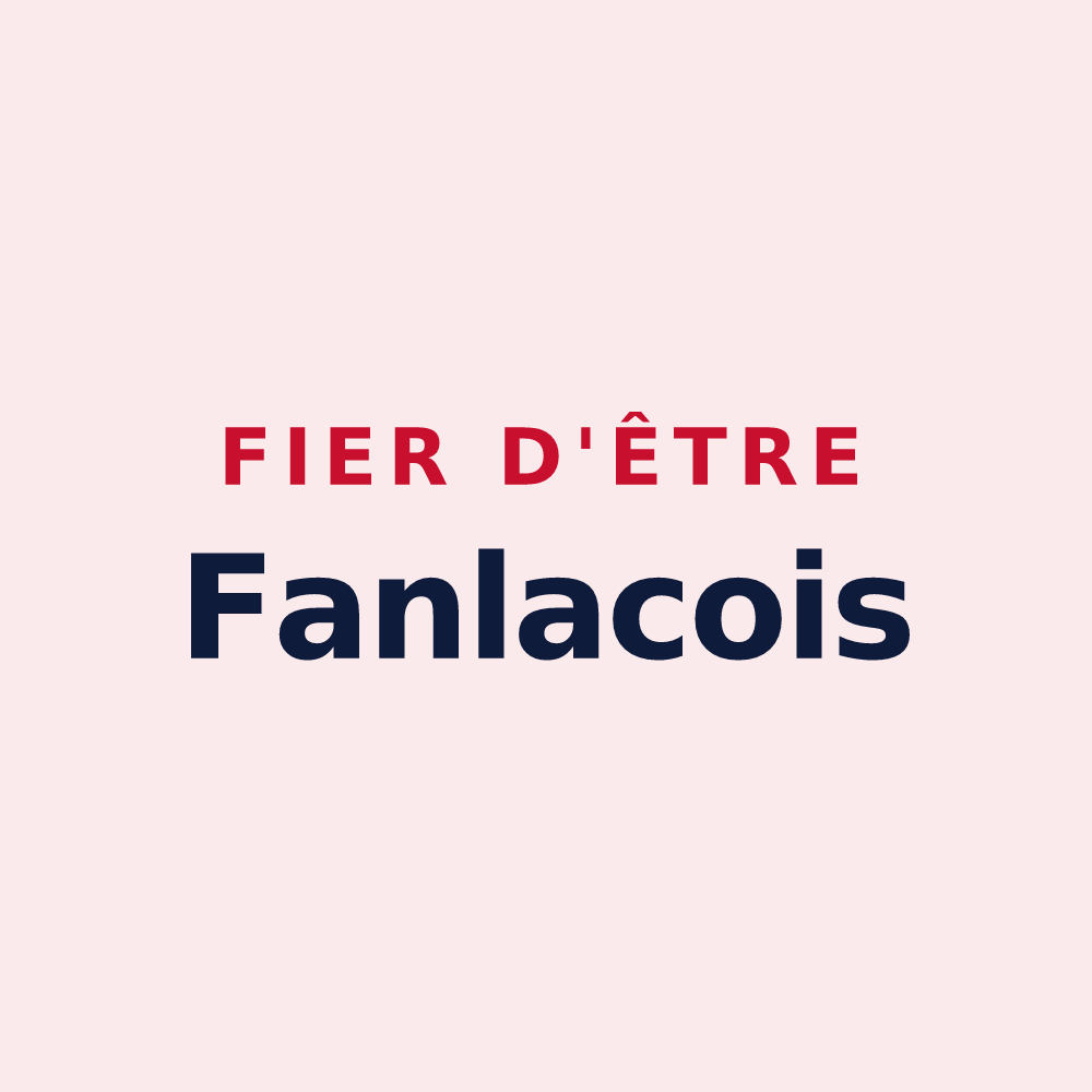 Magnet « Fier d'être Fanlacois » — design pour Fanlac