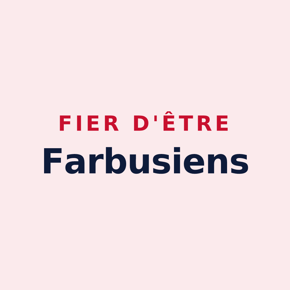 Magnet « Fier d'être Farbusiens » — design pour Farbus
