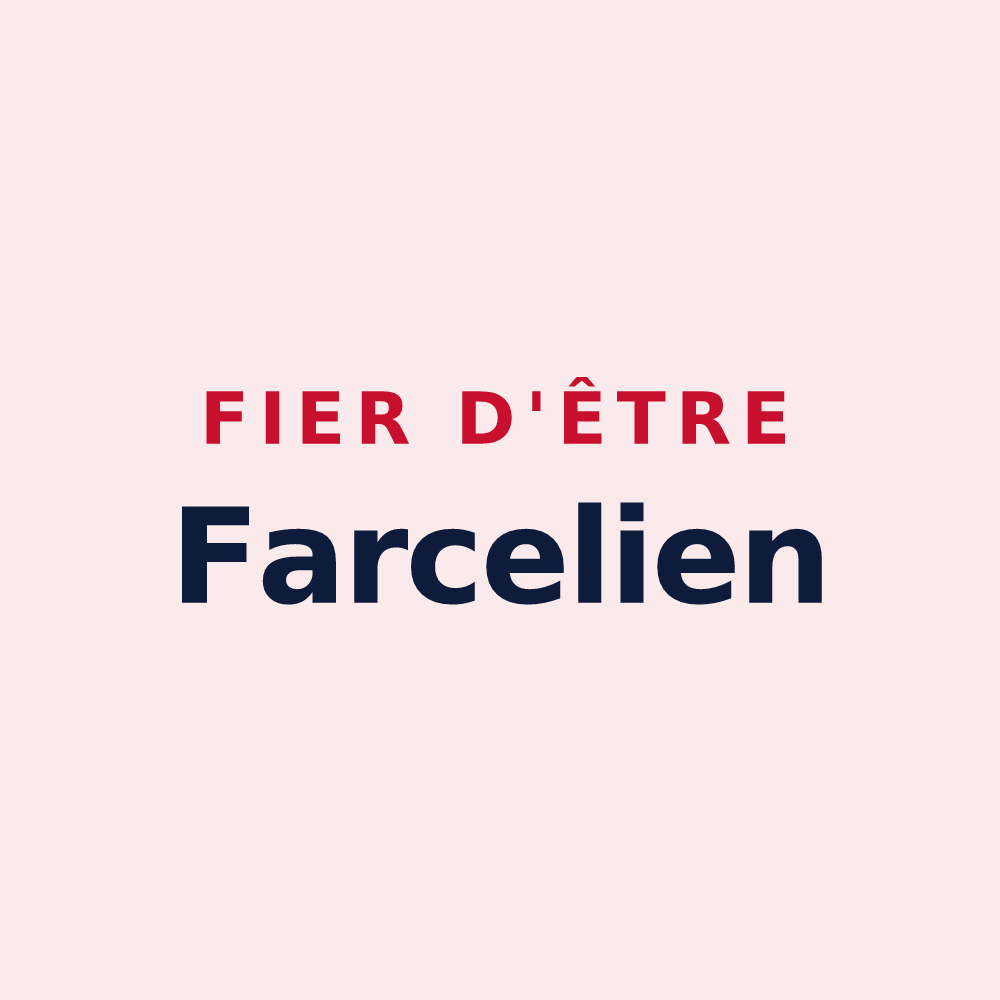 Magnet « Fier d'être Farcelien » — design pour Farceaux