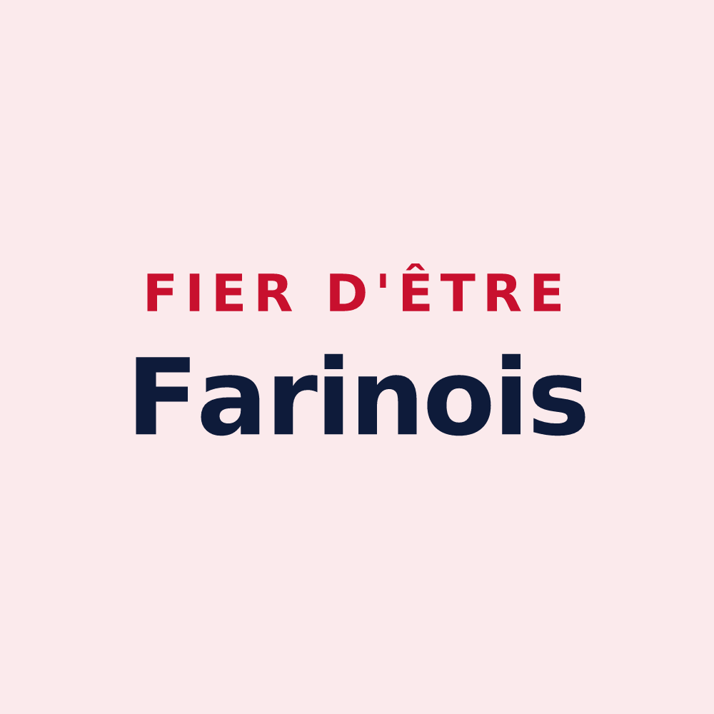 Magnet « Fier d'être Farinois » — design pour Fareins