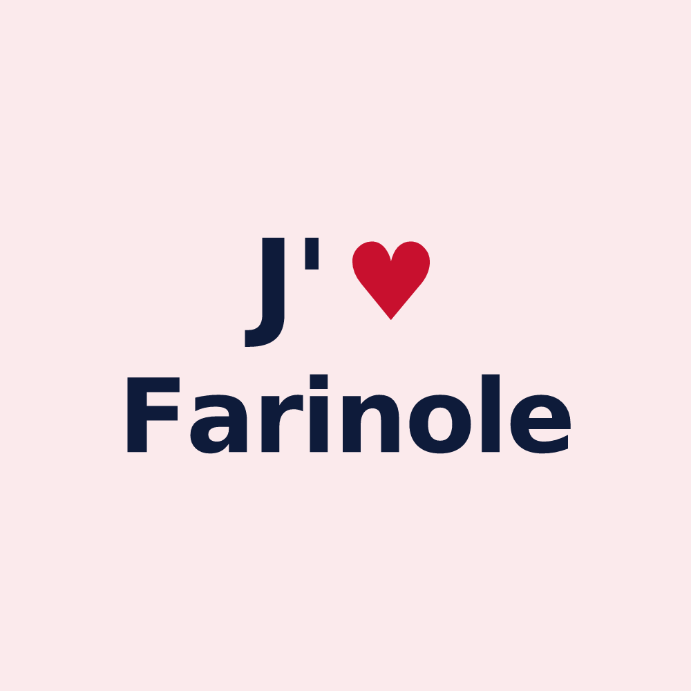 Magnet personnalisé Farinole — design J'aime Farinole