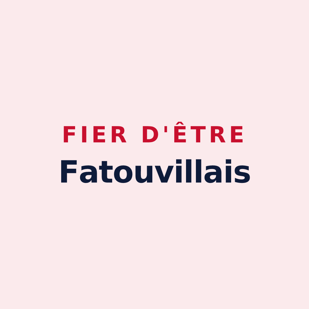 Magnet « Fier d'être Fatouvillais » — design pour Fatouville-Grestain