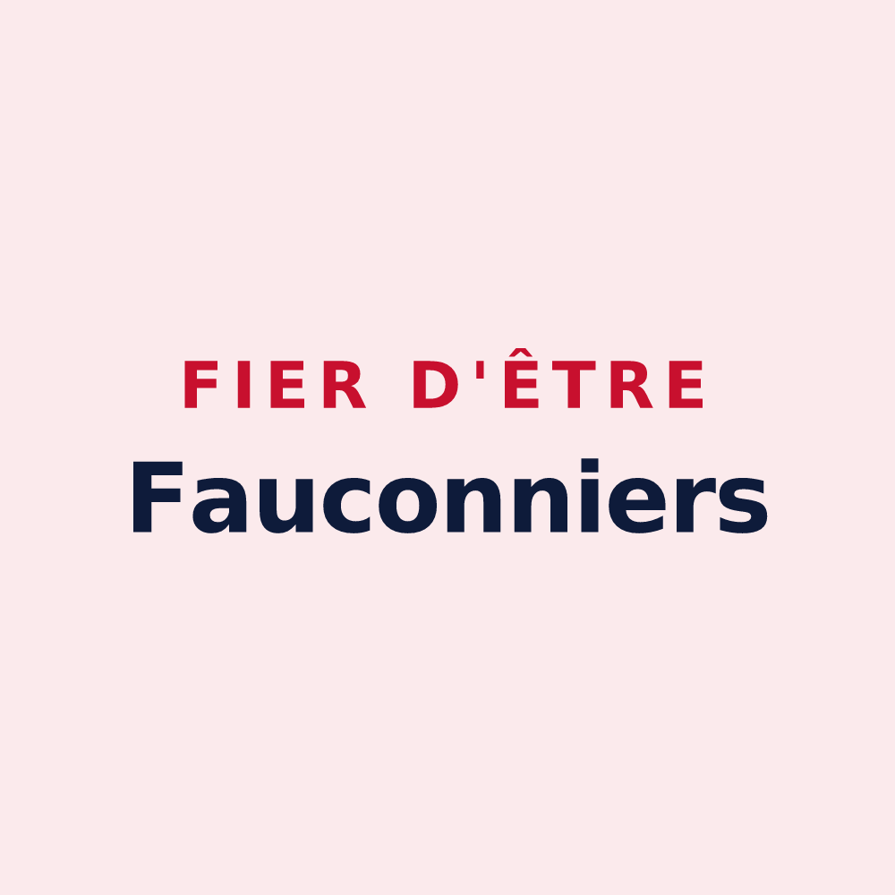 Magnet « Fier d'être Fauconniers » — design pour Faucon-du-Caire