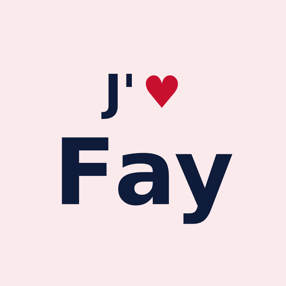 Magnet personnalisé Fay — design J'aime Fay