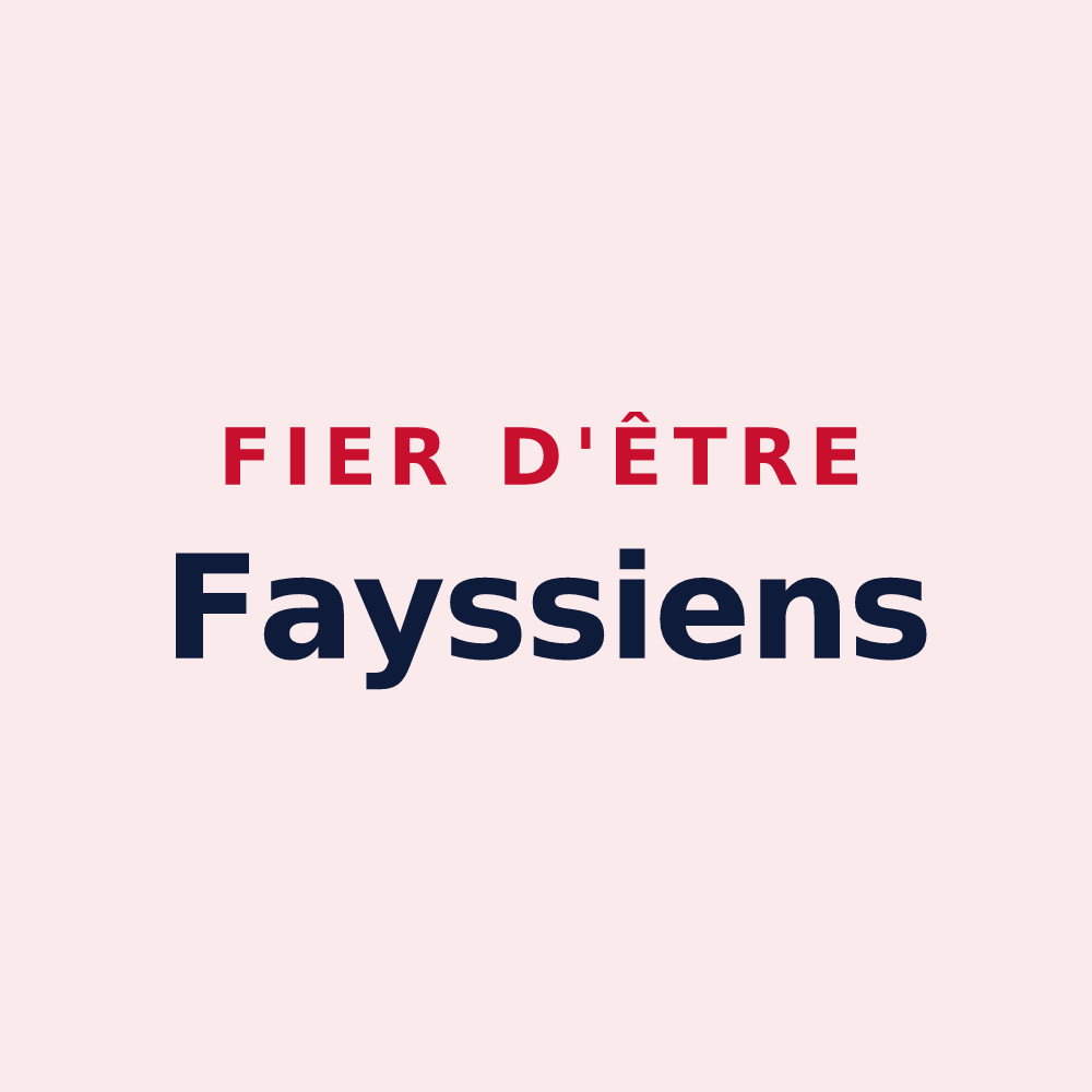 Magnet « Fier d'être Fayssiens » — design pour Faÿ-lès-Nemours