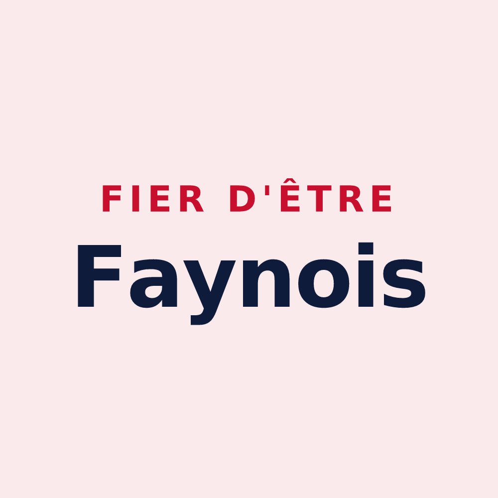 Magnet « Fier d'être Faynois » — design pour Fay-sur-Lignon