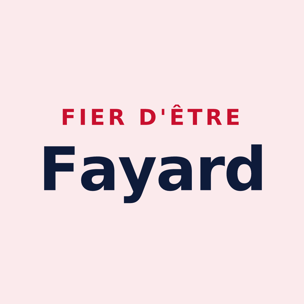 Magnet « Fier d'être Fayard » — design pour Fay