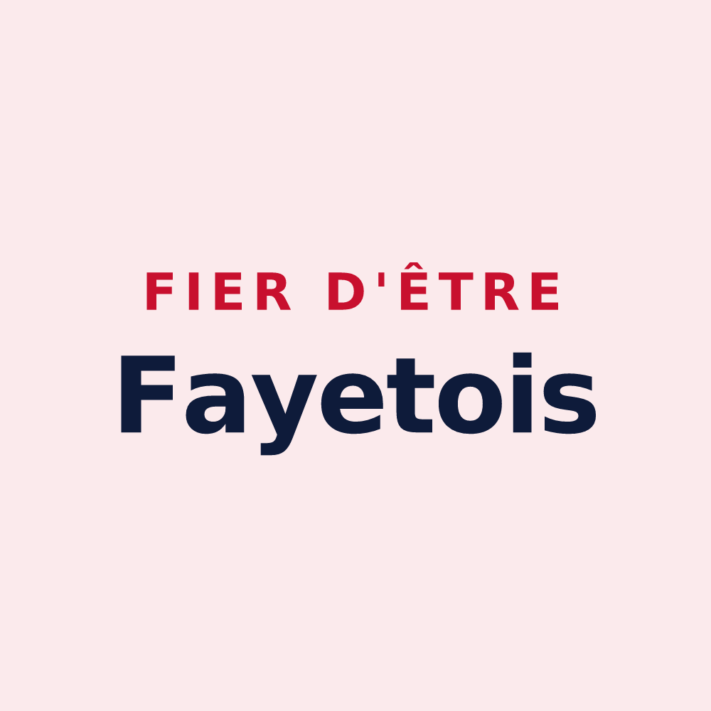 Magnet « Fier d'être Fayetois » — design pour Fayet
