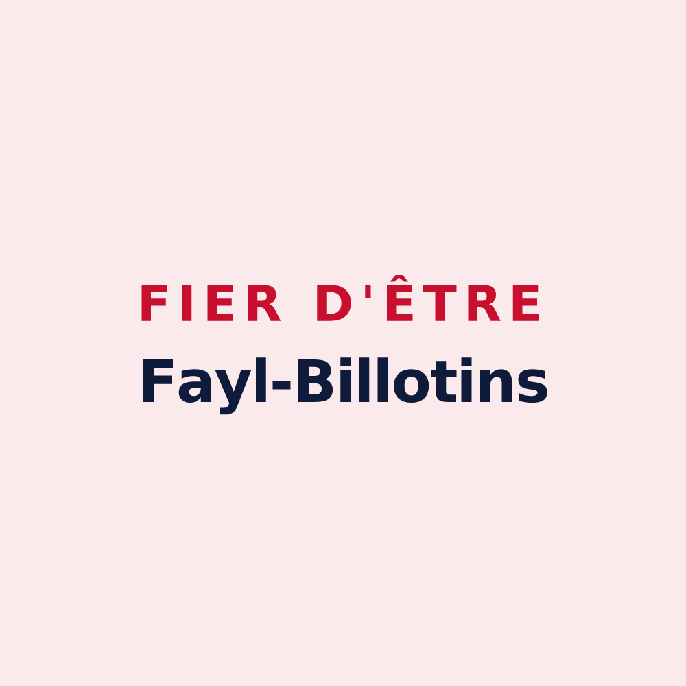 Magnet « Fier d'être Fayl-Billotins » — design pour Fayl-Billot