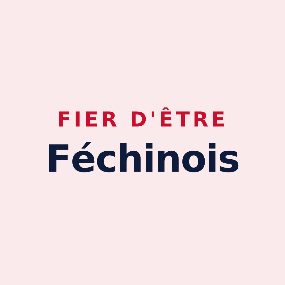 Magnet « Fier d'être Féchinois » — design pour Féchain