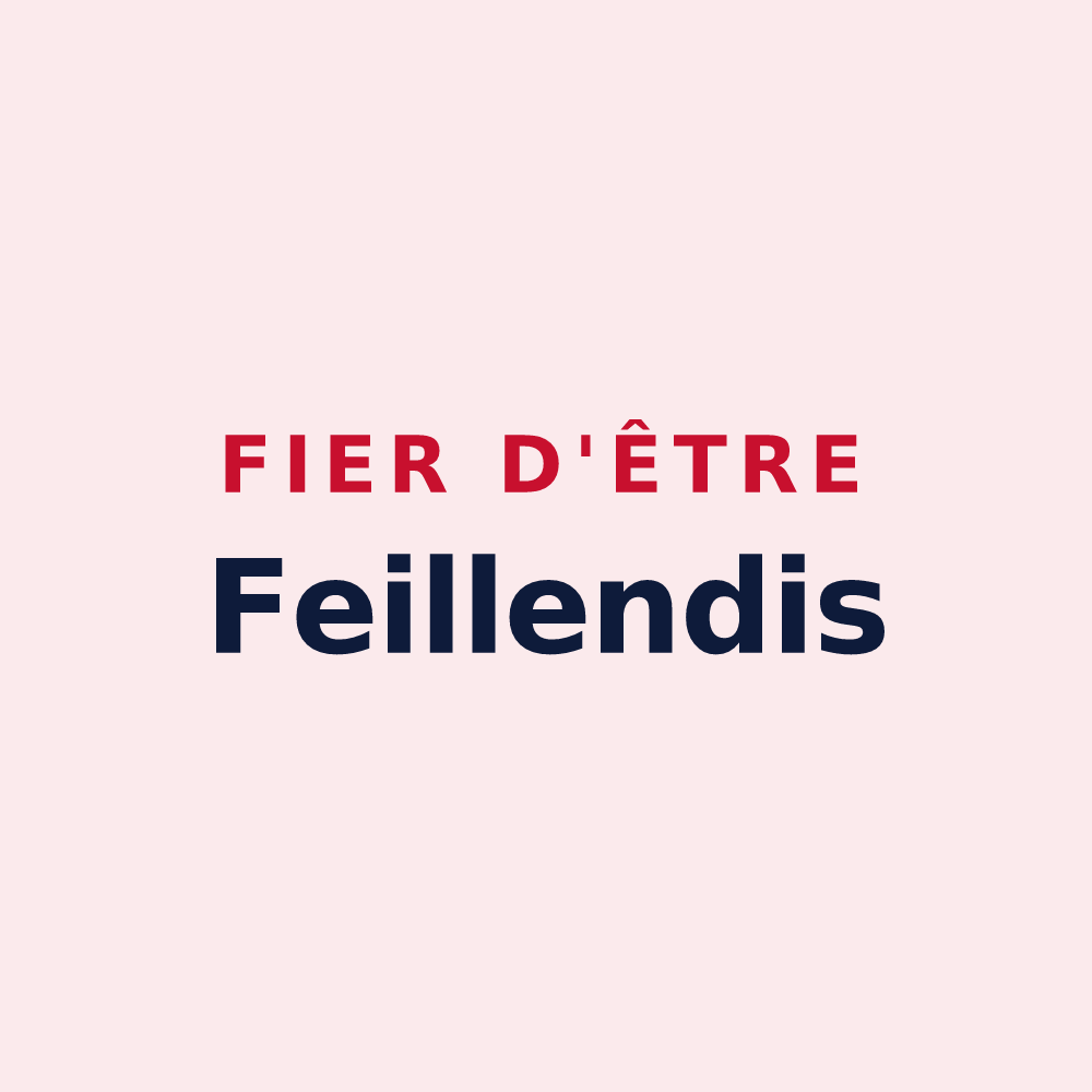 Magnet « Fier d'être Feillendis » — design pour Feillens
