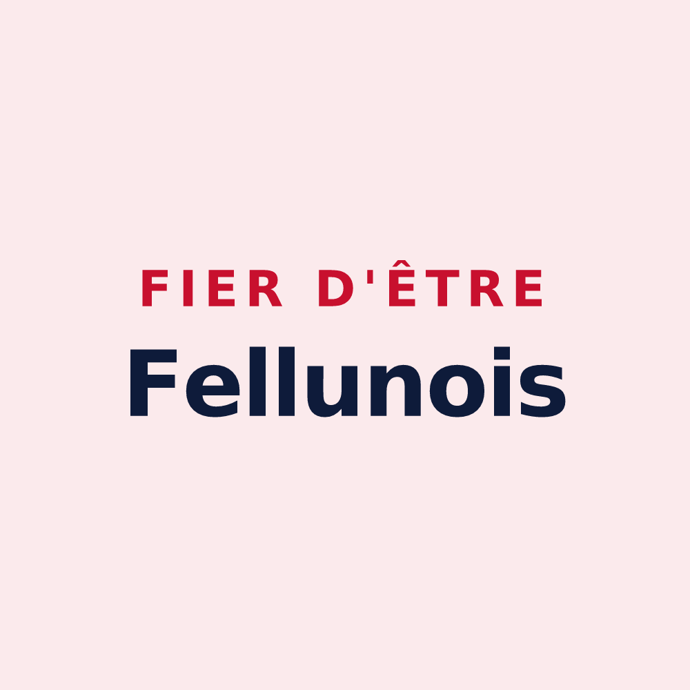 Magnet « Fier d'être Fellunois » — design pour Feilluns