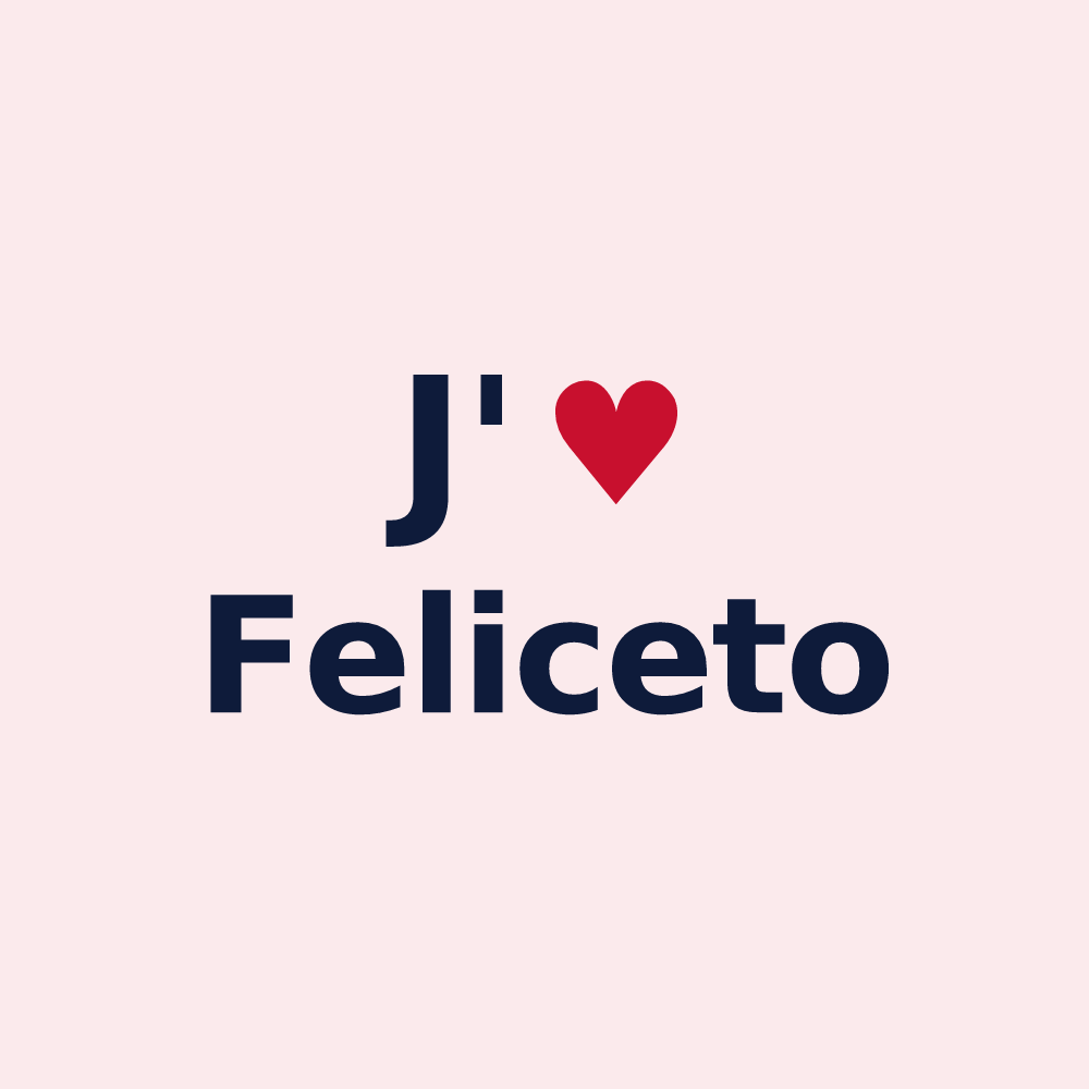 Magnet personnalisé Feliceto — design J'aime Feliceto