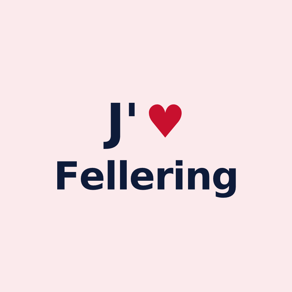 Magnet personnalisé Fellering — design J'aime Fellering