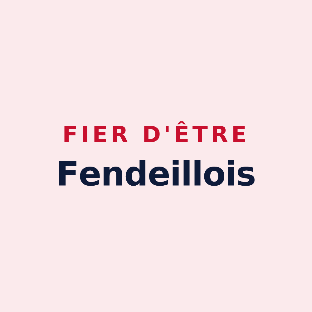 Magnet « Fier d'être Fendeillois » — design pour Fendeille
