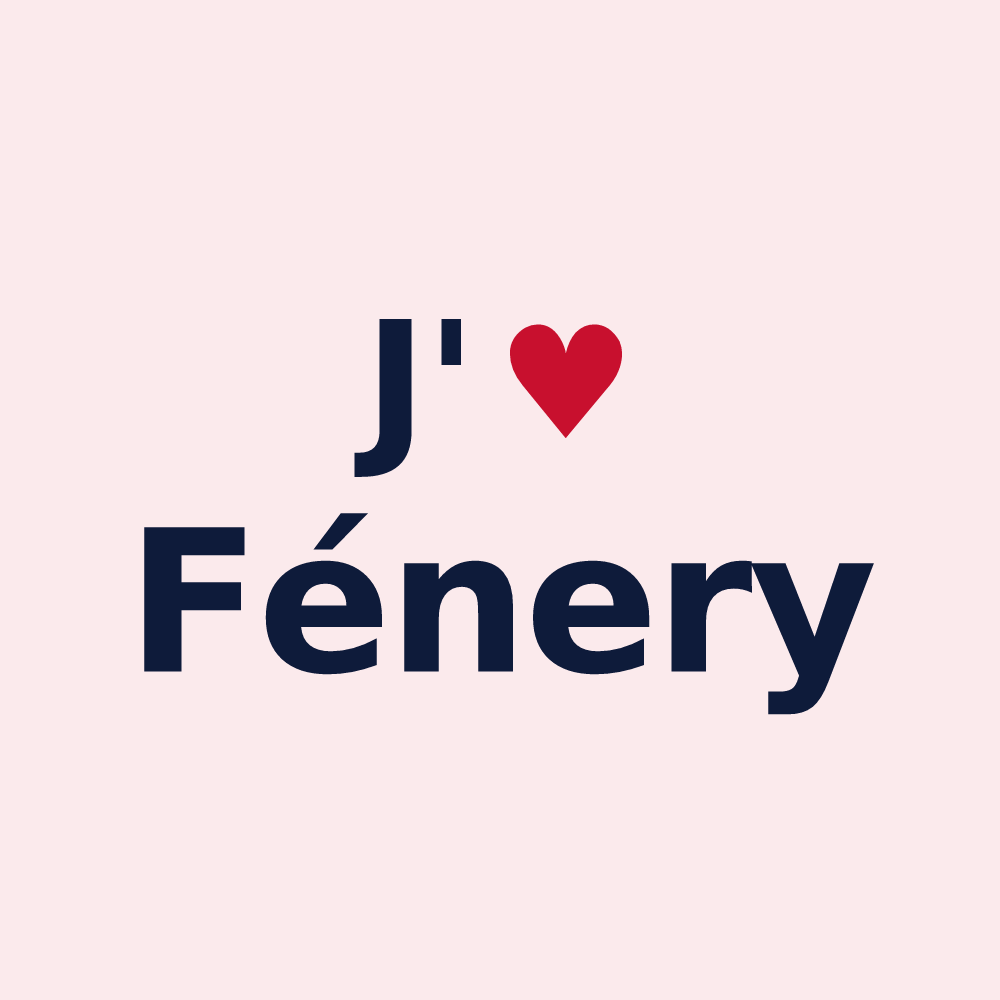 Magnet personnalisé Fénery — design J'aime Fénery