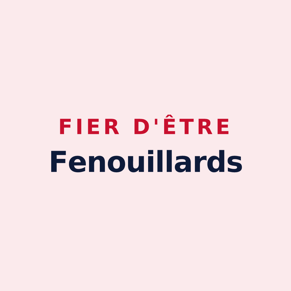 Magnet « Fier d'être Fenouillards » — design pour Fenioux