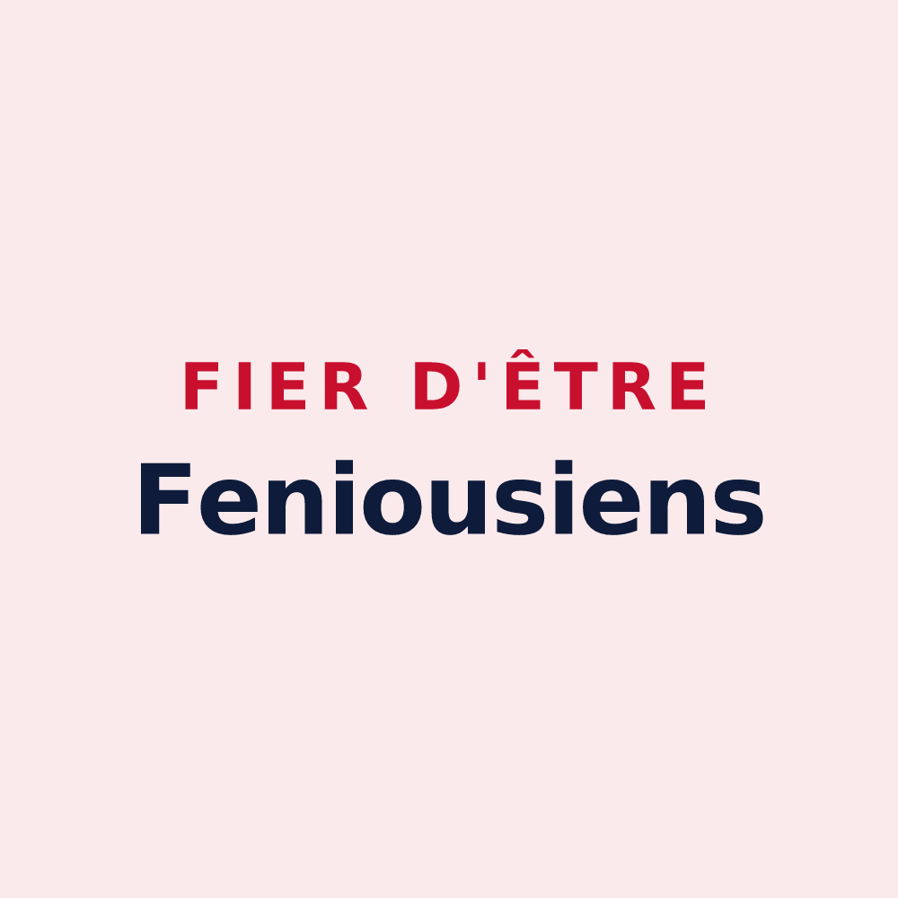 Magnet « Fier d'être Feniousiens » — design pour Fenioux