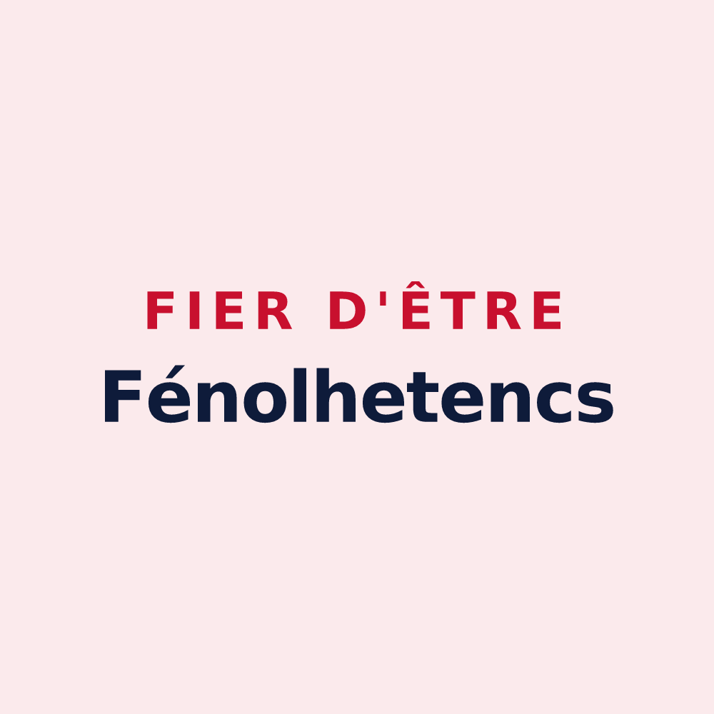 Magnet « Fier d'être Fénolhetencs » — design pour Fenouillet