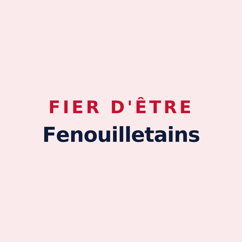Magnet « Fier d'être Fenouilletains » — design pour Fenouillet