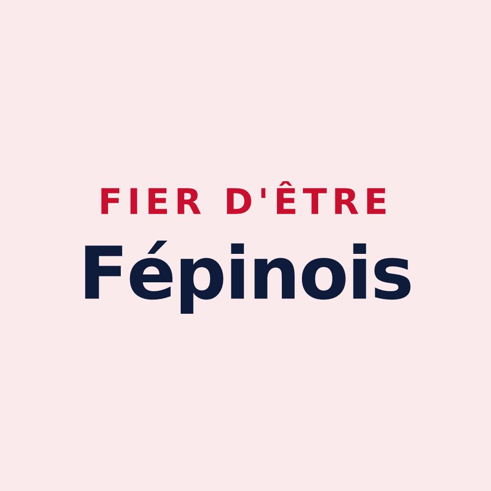 Magnet « Fier d'être Fépinois » — design pour Fépin