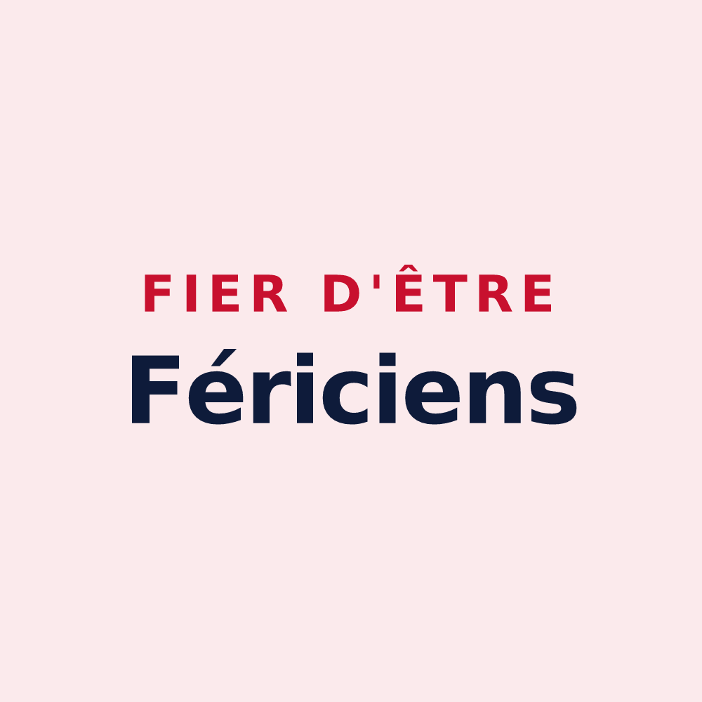 Magnet « Fier d'être Fériciens » — design pour Féricy