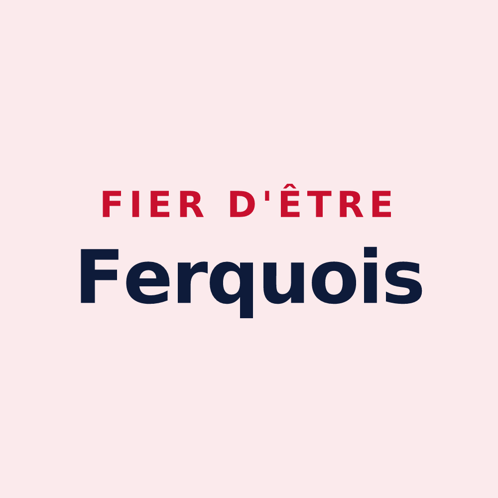 Magnet « Fier d'être Ferquois » — design pour Ferques