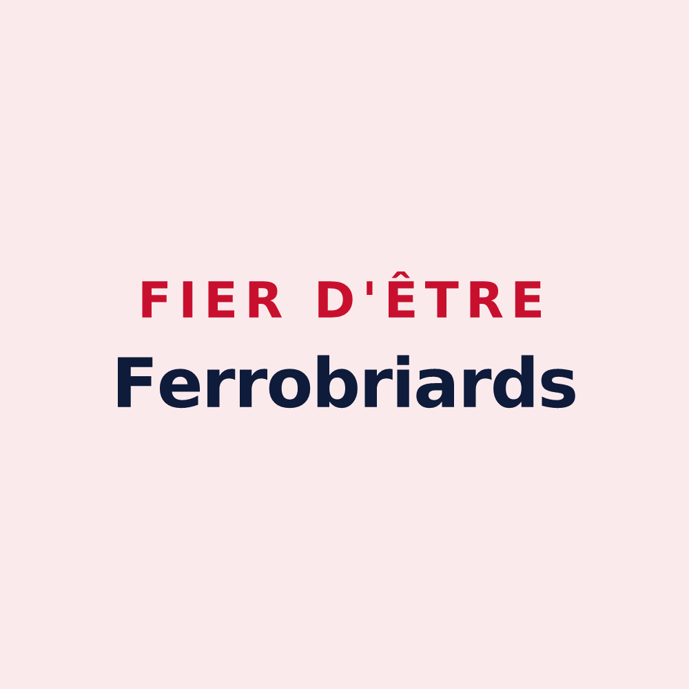 Magnet « Fier d'être Ferrobriards » — design pour Ferrières-en-Brie