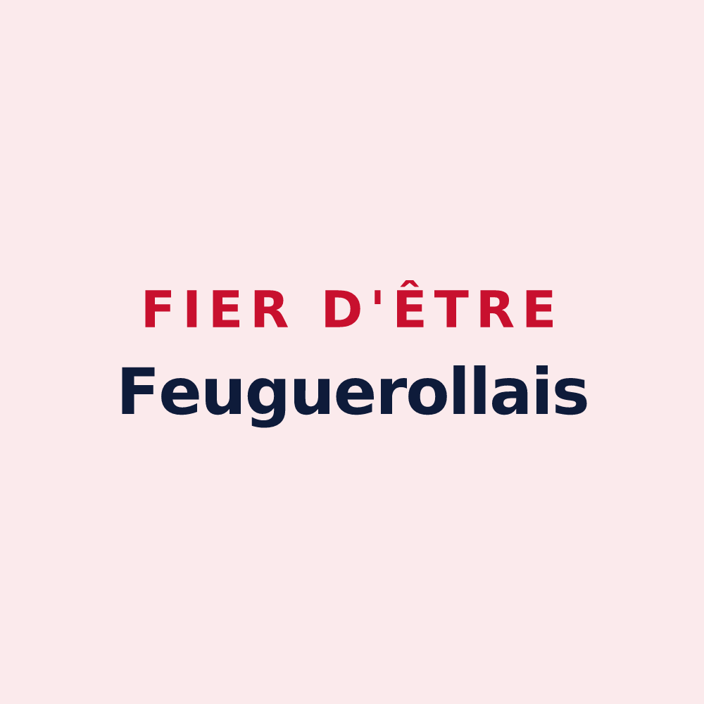 Magnet « Fier d'être Feuguerollais » — design pour Feuguerolles