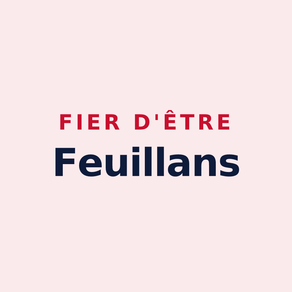 Magnet « Fier d'être Feuillans » — design pour Feuilla