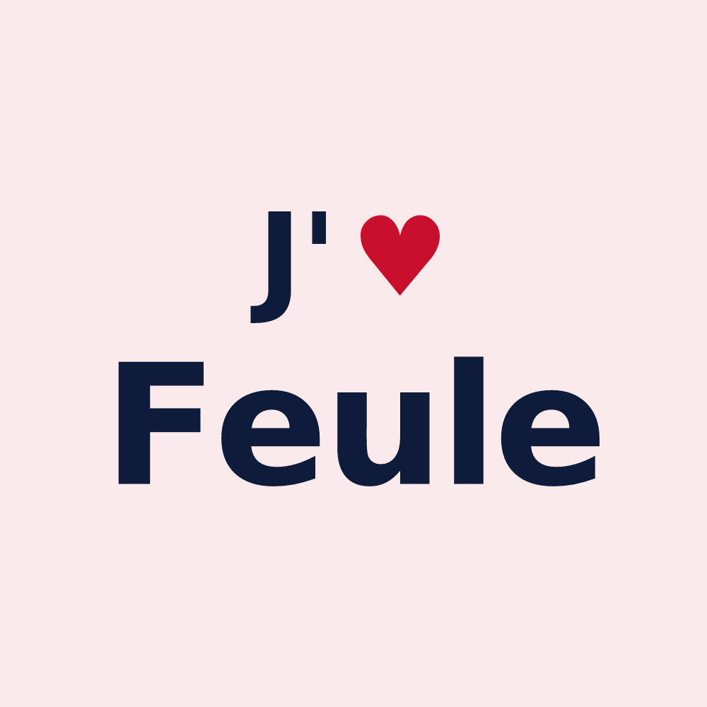 Magnet personnalisé Feule — design J'aime Feule