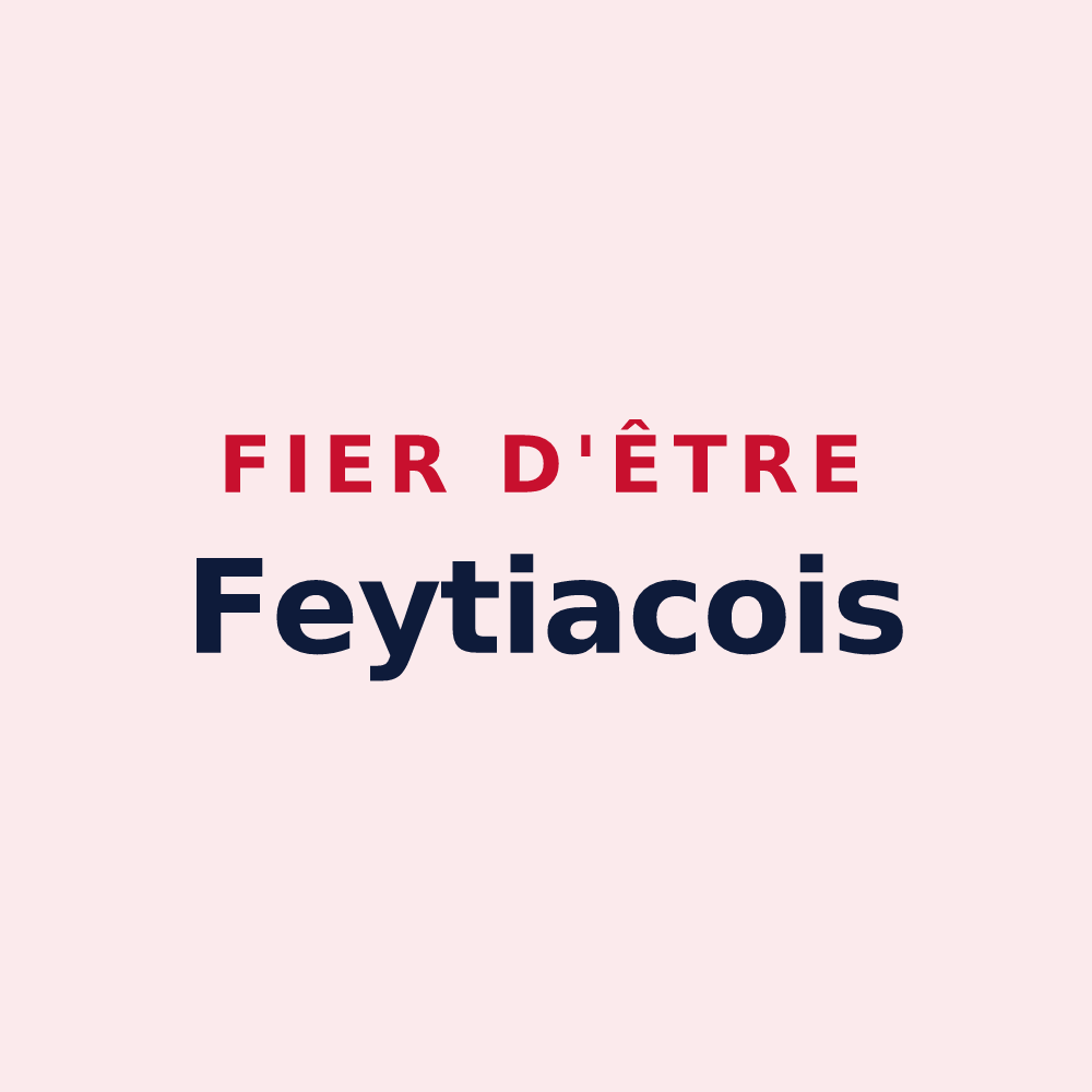 Magnet « Fier d'être Feytiacois » — design pour Feytiat