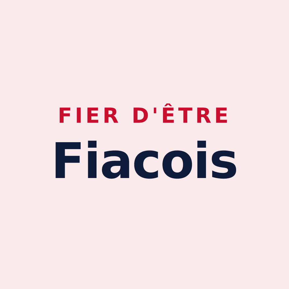 Magnet « Fier d'être Fiacois » — design pour Fiac