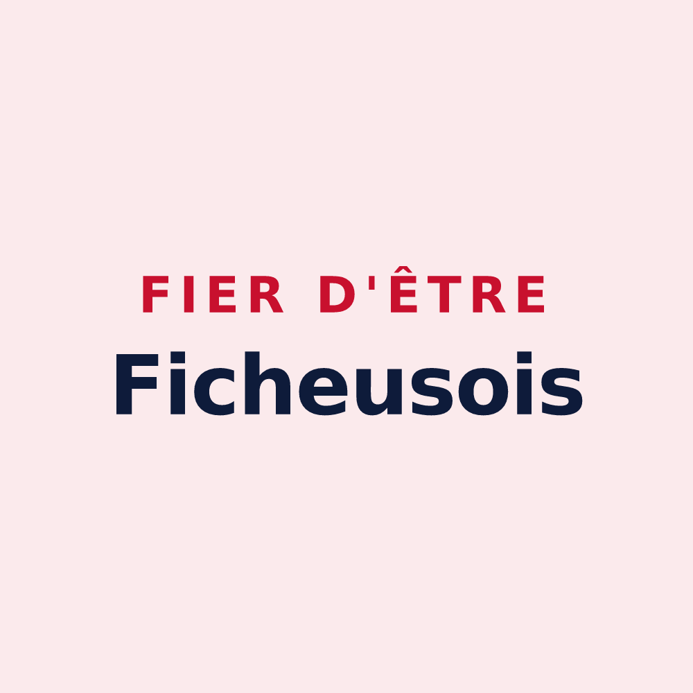 Magnet « Fier d'être Ficheusois » — design pour Ficheux