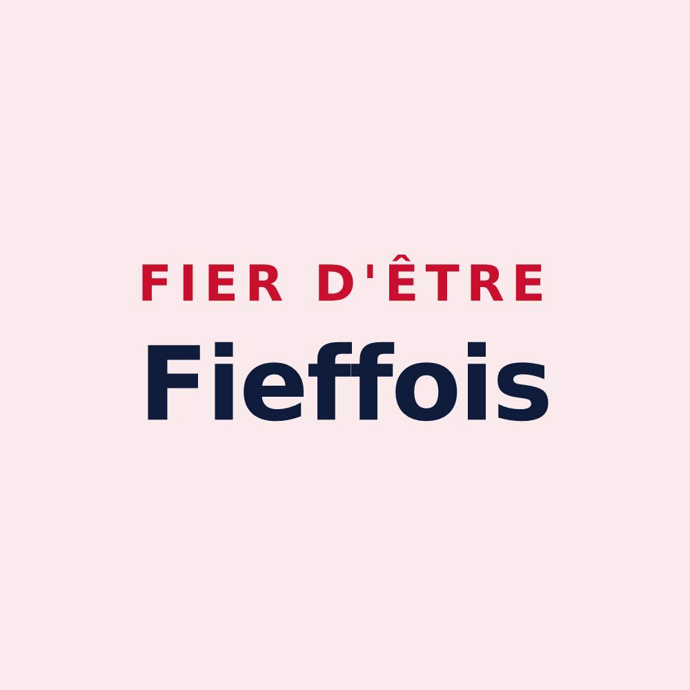 Magnet « Fier d'être Fieffois » — design pour Fiefs