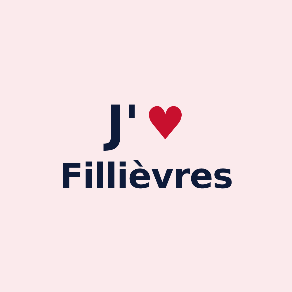 Magnet personnalisé Fillièvres — design J'aime Fillièvres