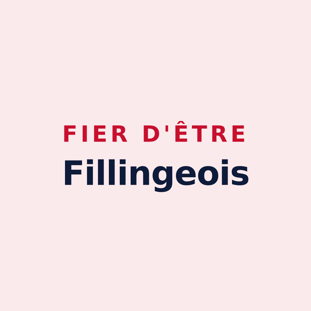 Magnet « Fier d'être Fillingeois » — design pour Fillinges