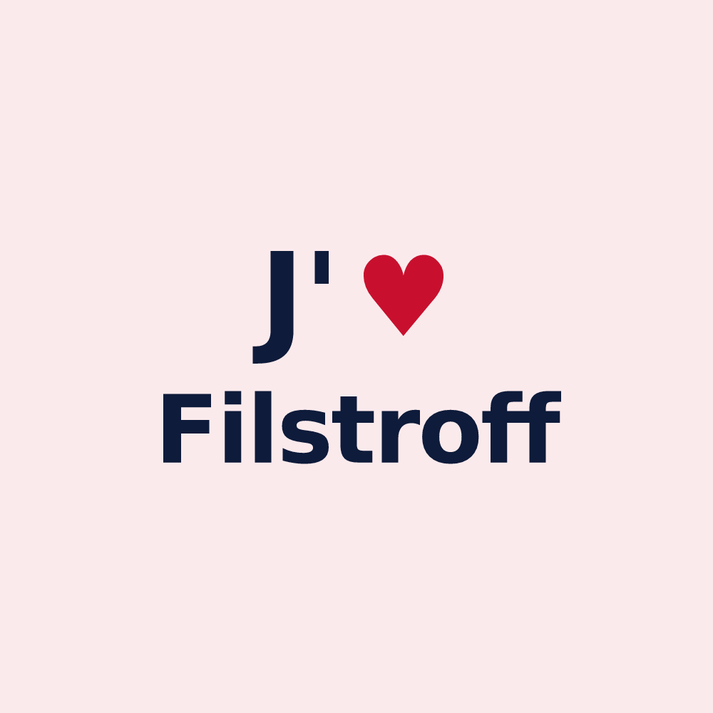 Magnet personnalisé Filstroff — design J'aime Filstroff