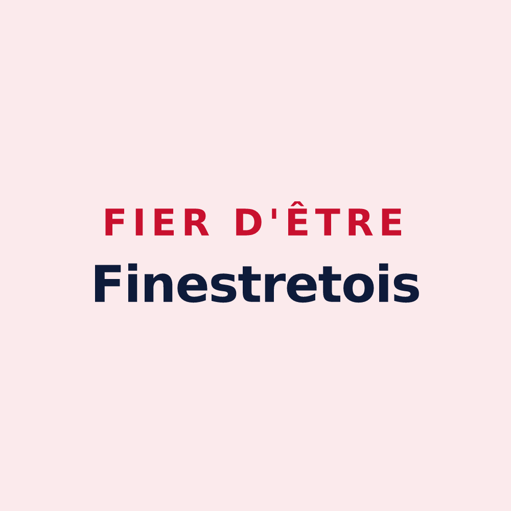 Magnet « Fier d'être Finestretois » — design pour Finestret