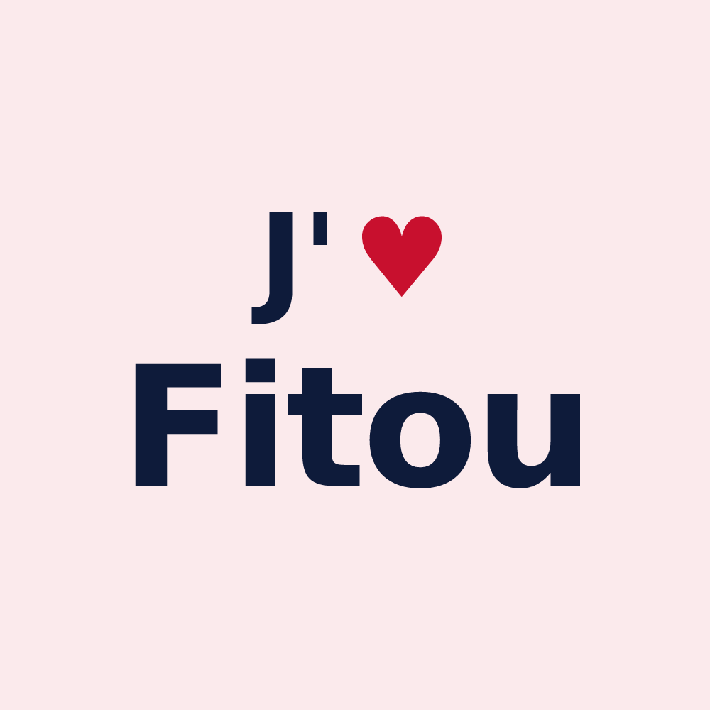 Magnet personnalisé Fitou — design J'aime Fitou