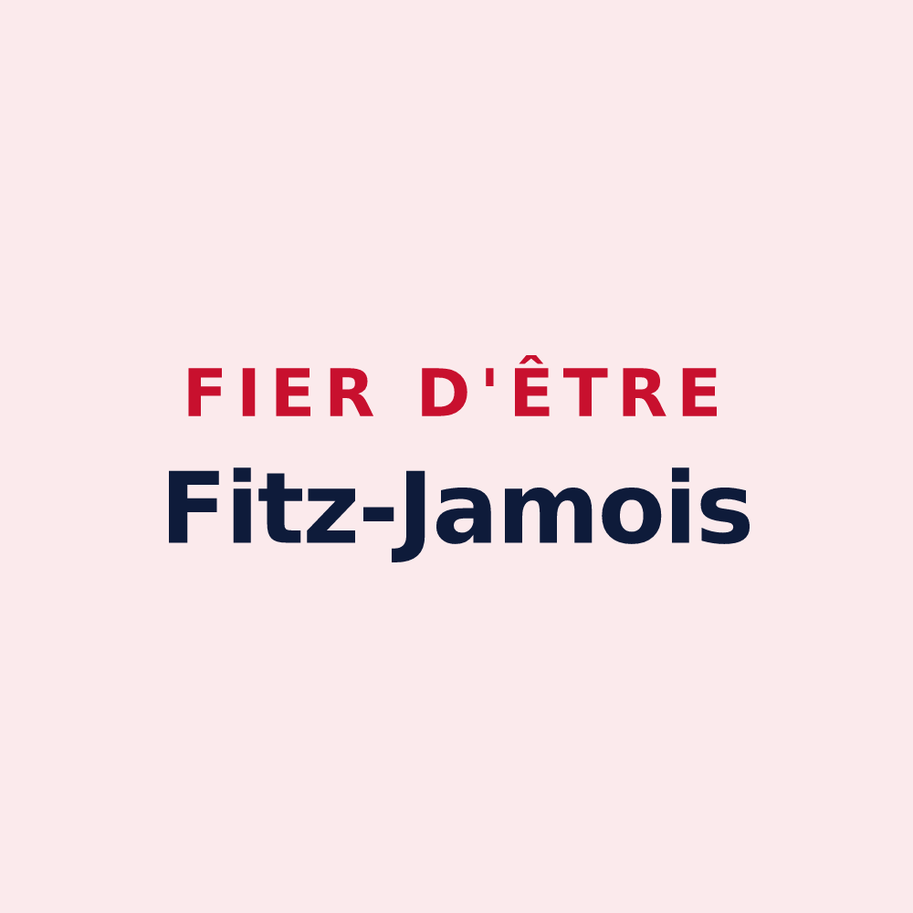 Magnet « Fier d'être Fitz-Jamois » — design pour Fitz-James