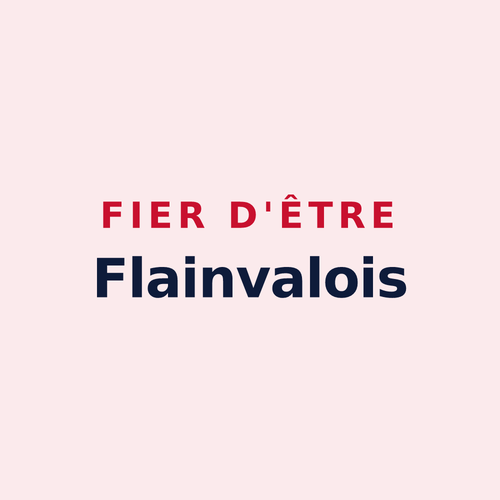 Magnet « Fier d'être Flainvalois » — design pour Flainval