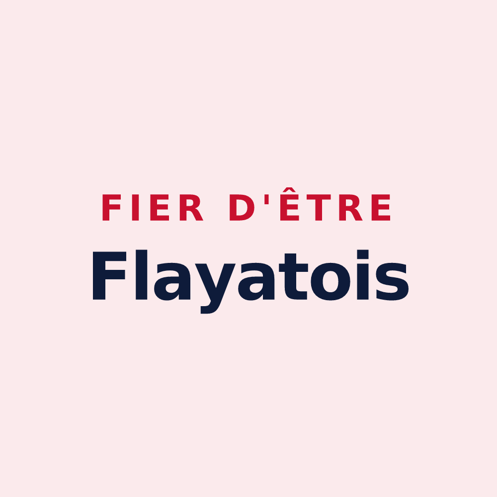 Magnet « Fier d'être Flayatois » — design pour Flayat